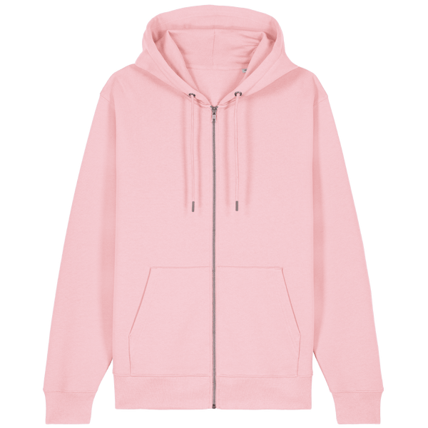 Sweatshirt zippe cultivator 2 0 face Cotton Pink