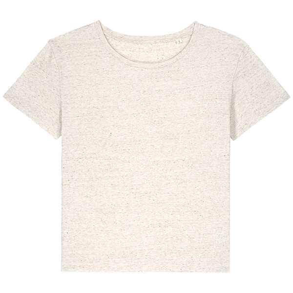 T shirt femme col rond mid light stella serena plexus Eco-Heather