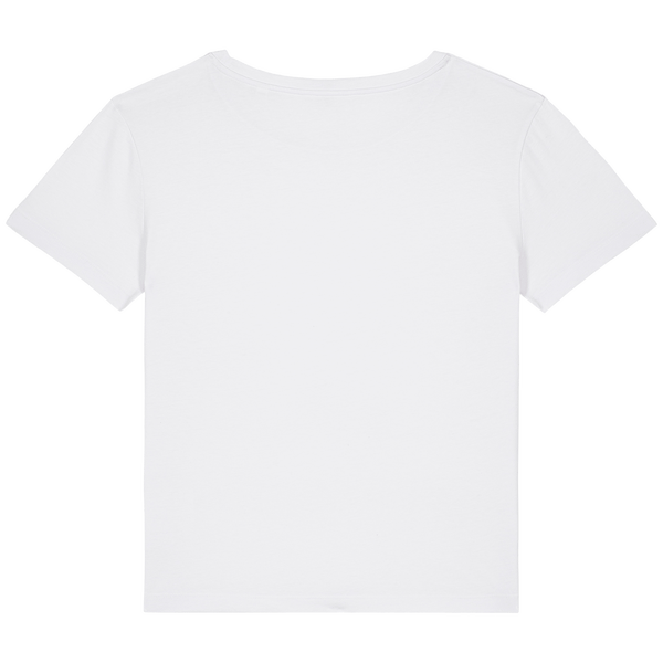 T shirt femme col rond mid light stella serena dos White