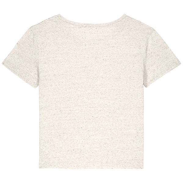 T shirt femme col rond mid light stella serena dos Eco-Heather