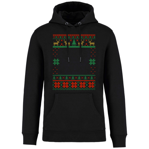 Sweat Moche De Noël Grand Format Renne Black