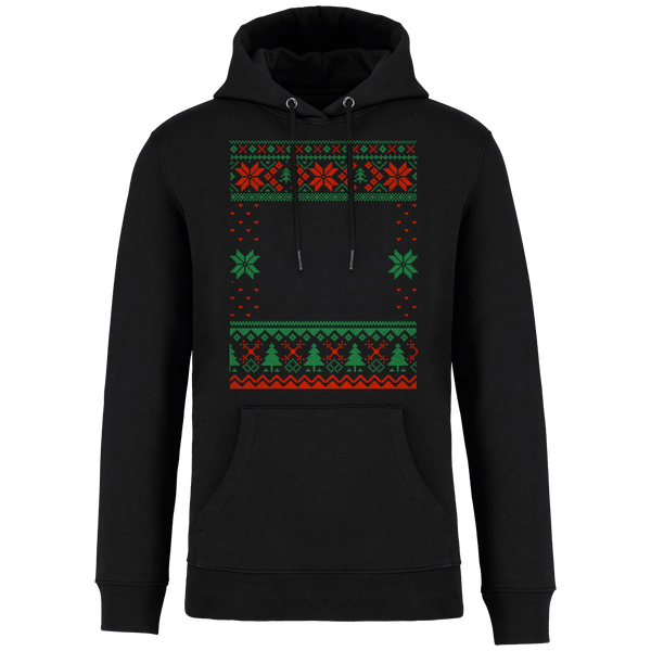 Sweat Moche De Noël Grand Format Etoile Black