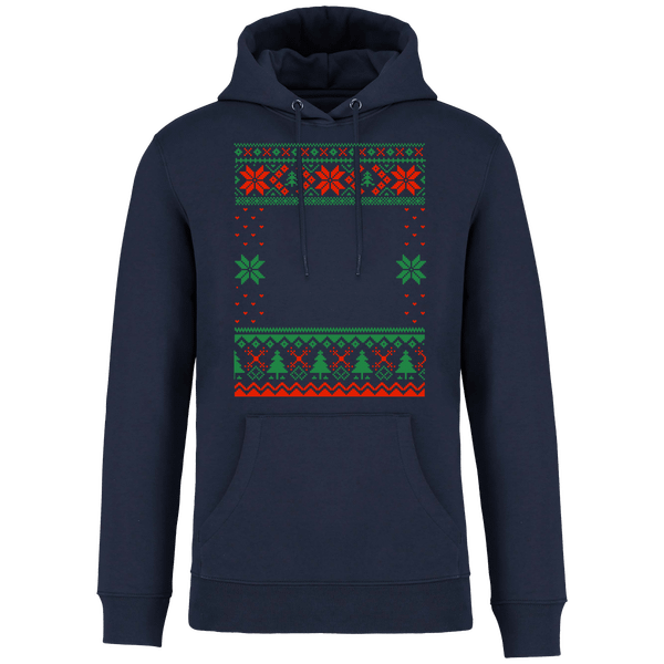 Sweat Moche De Noël Grand Format Etoile Navy Blue