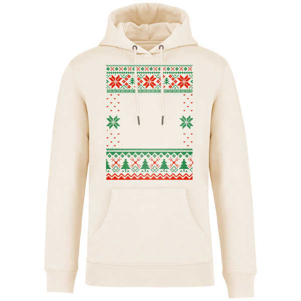 Sweat moche de noel grand format etoile plexus Ivory