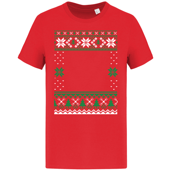 Ts Moche De Noël Grand Format Etoile Hibiscus Red
