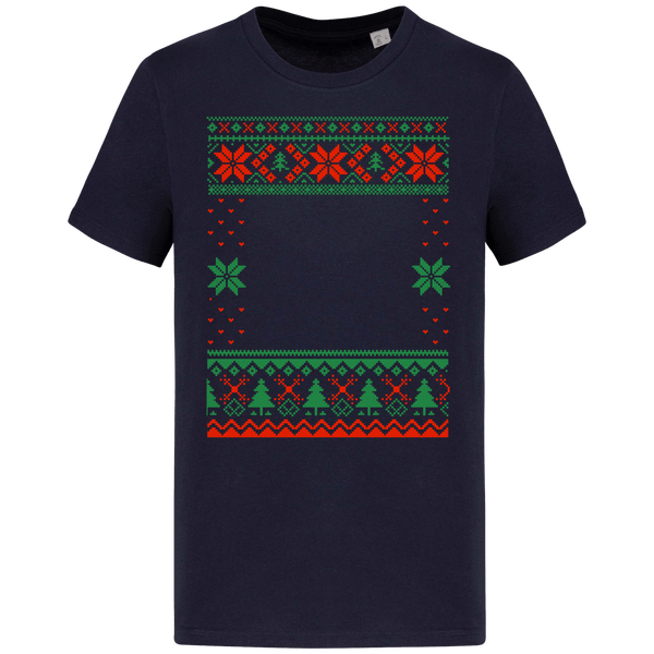 Ts Moche De Noël Grand Format Etoile Navy Blue