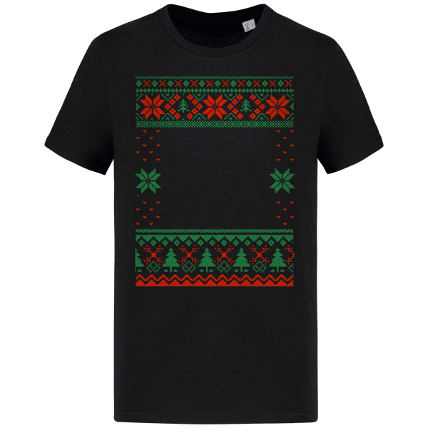 Ts Moche De Noël Grand Format Etoile Black