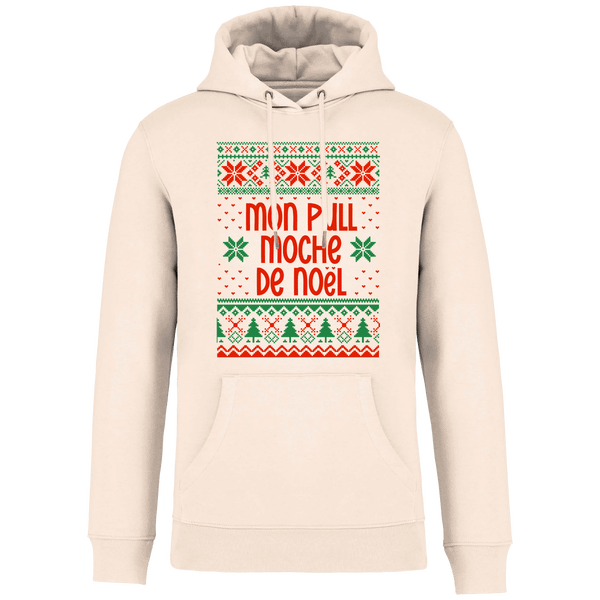 Mon Sweat De Noel Moche Motif Étoilé Raw Natural