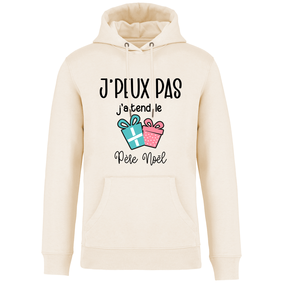 Sweat j peux pas j attend le pere noel cadeaux plexus Ivory