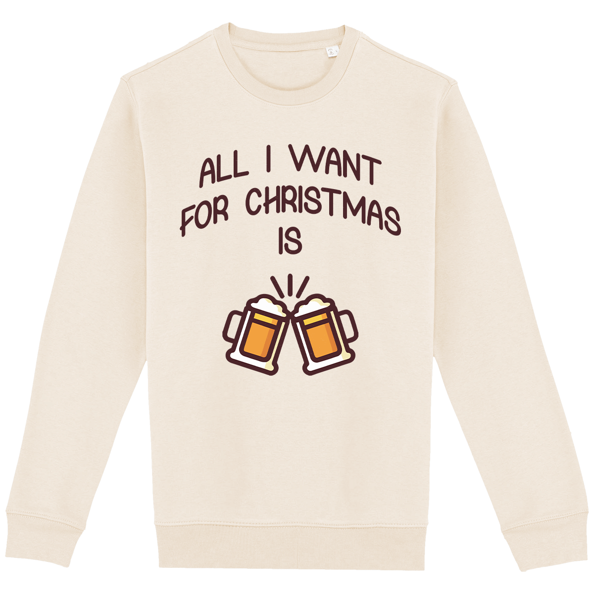 Pull all i want for christmas is beer plexus Ivory