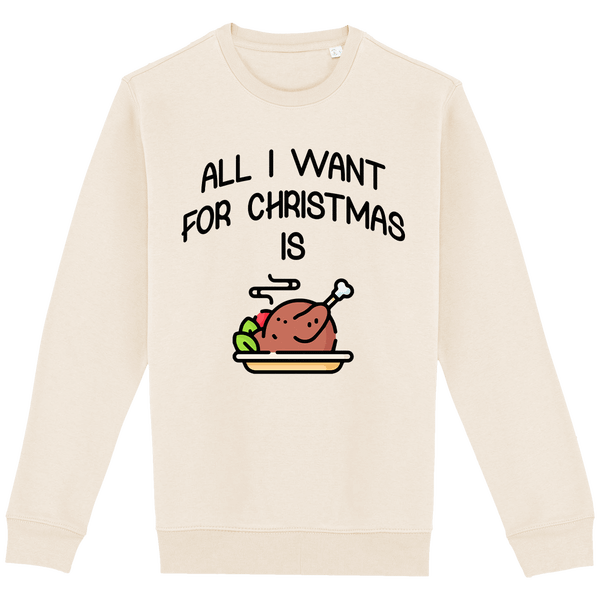 Pull all i want for christmas is food plexus Ivory