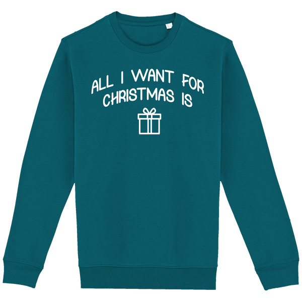Pull all i want for christmas is cadeaux plexus Peacock Green