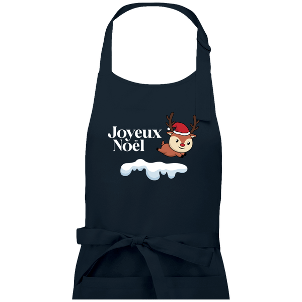 Tablier Joyeux Noël Reindeer Navy