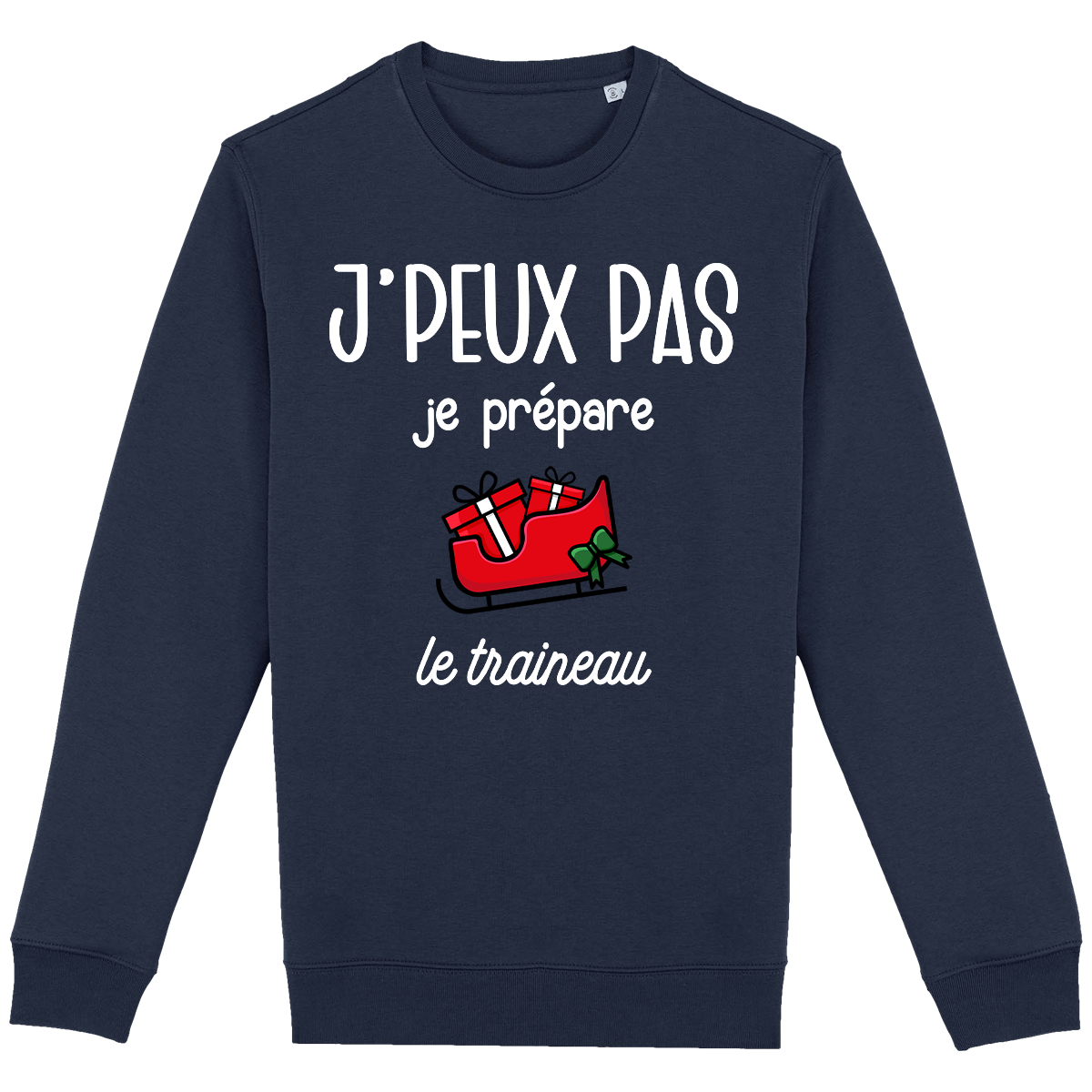 Pull Je Peux Pas Je Prépare La Hôte Classic Navy Blue