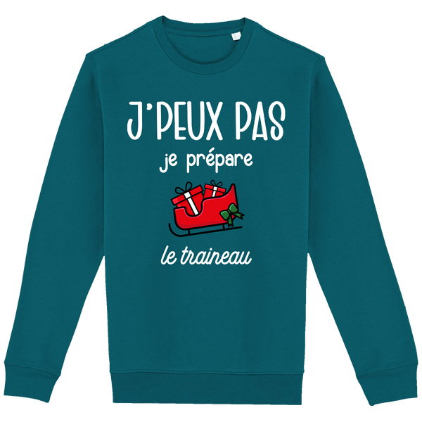 Pull Je Peux Pas Je Prépare La Hôte Classic Peacock Green