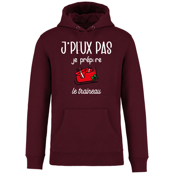 Sweat Je Peux Pas Je Prépare La Hôte Classic Dark Cherry
