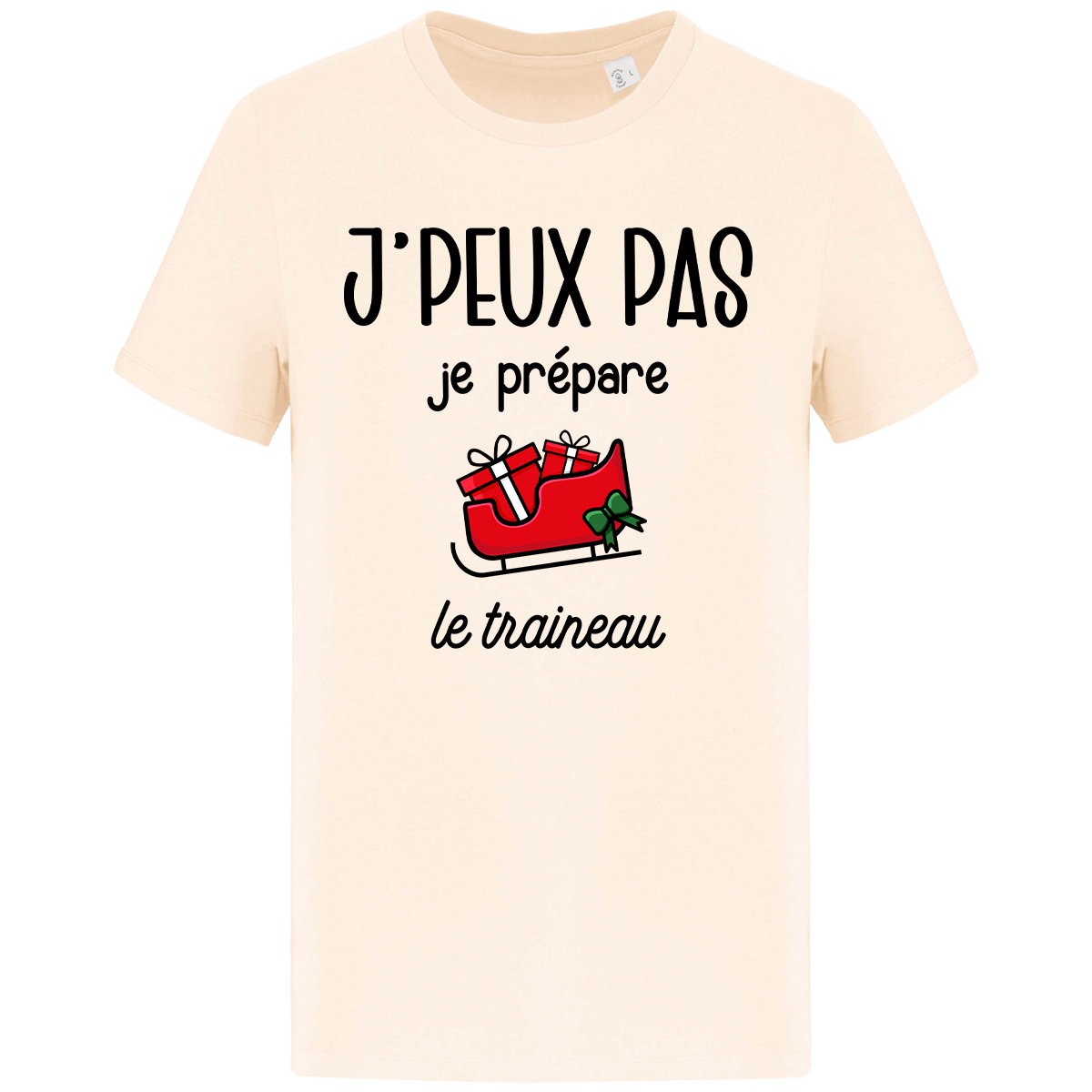 T-Shirt Je Peux Pas Je Prépare La Hôte Classic Raw Natural