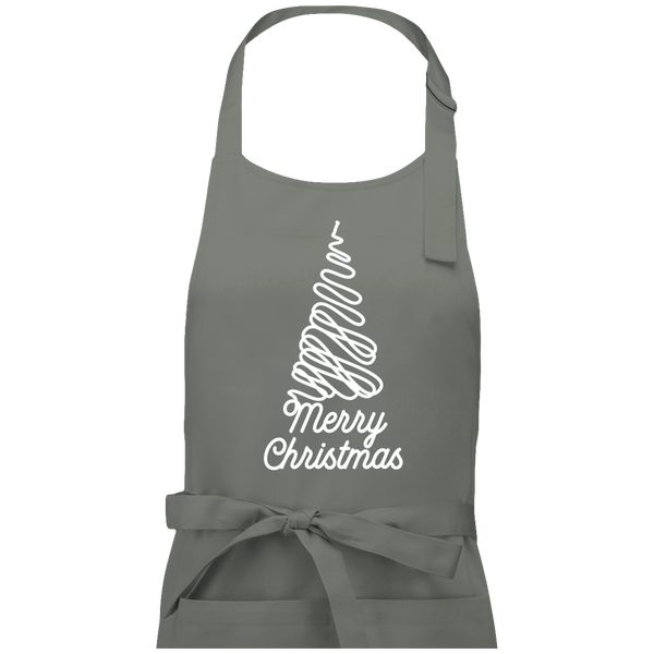 Tablier merry christmas sapin plexus Light Grey