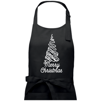 Tablier merry christmas sapin à personnaliser