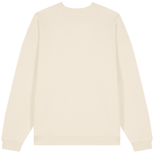 Sweatshirt a col rond oversize stanley stella radder 2 0 dos Natural Raw