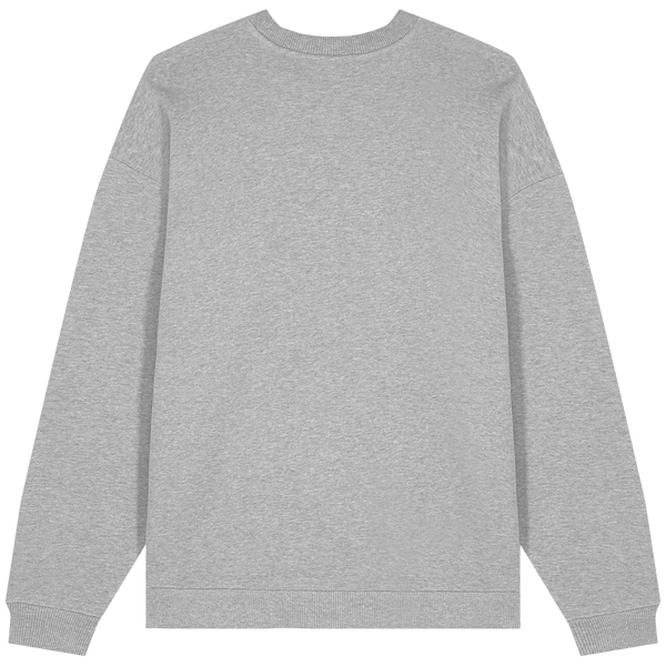 Sweatshirt a col rond oversize stanley stella radder 2 0 dos Heather Grey