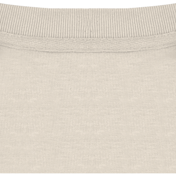 Sweatshirt a col rond oversize stanley stella radder 2 0 col interieur Natural Raw