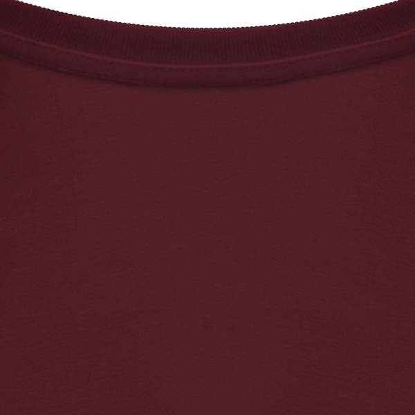 T shirt ecoresponsable unisexe col interieur Dark Cherry