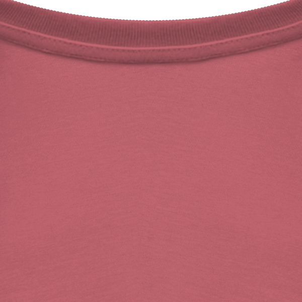 T shirt ecoresponsable unisexe col interieur Antique Rose