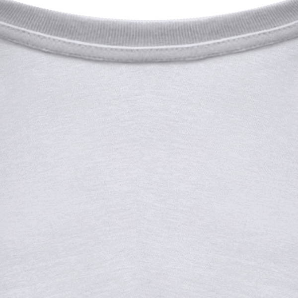 T shirt ecoresponsable unisexe col interieur White