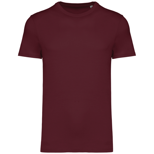 T shirt ecoresponsable unisexe face Dark Cherry