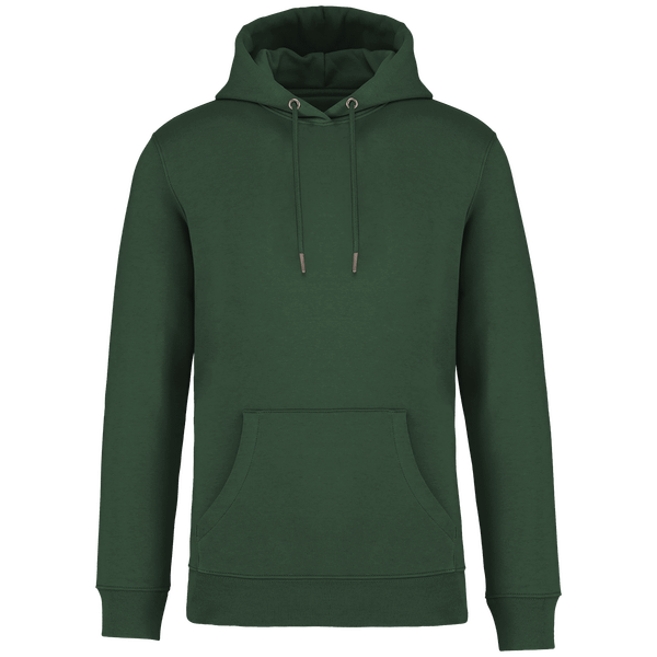 Sweat-Shirt Capuche Unisexe Bio | Coton Biologique Et Polyester Recyclé | Impression Et Broderie Forest Green