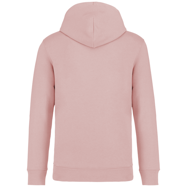 Sweat capuche unisexe bio dos Petal Rose