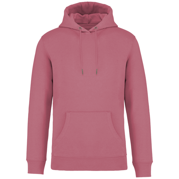 Sweat-Shirt Capuche Unisexe Bio | Coton Biologique Et Polyester Recyclé | Impression Et Broderie Antique Rose