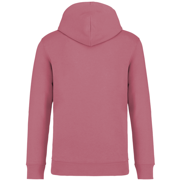 Sweat capuche unisexe bio dos Antique Rose