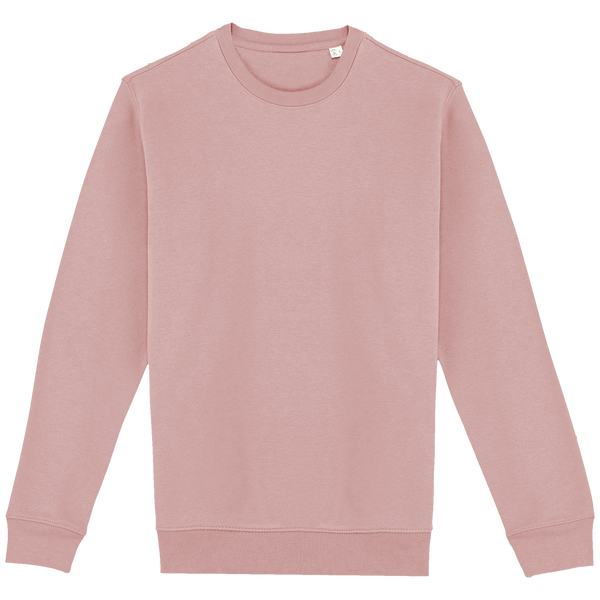 Umweltfreundlicher Unisex-Rundhals-Sweatshirt | Bio-Baumwolle Und Recyceltes Polyester | Stickerei Und Druck Petal Rose