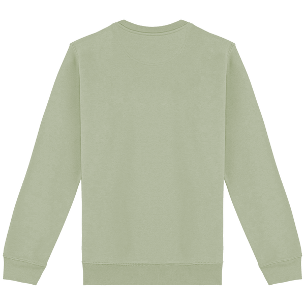 Sweat col rond unisexe dos Celadon Green