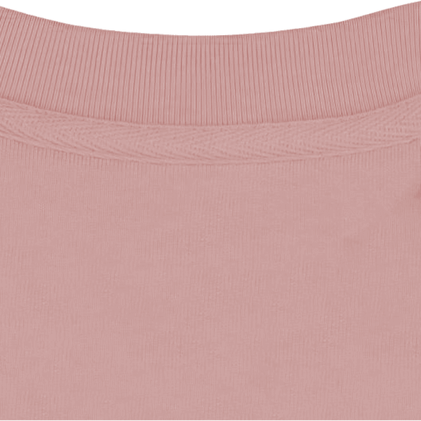 Sweat col rond unisexe col interieur Petal Rose