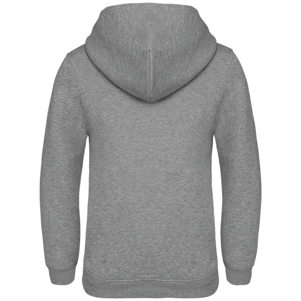 Sweatshirt a capuche ecoresponsable enfant dos Moon Grey Heather