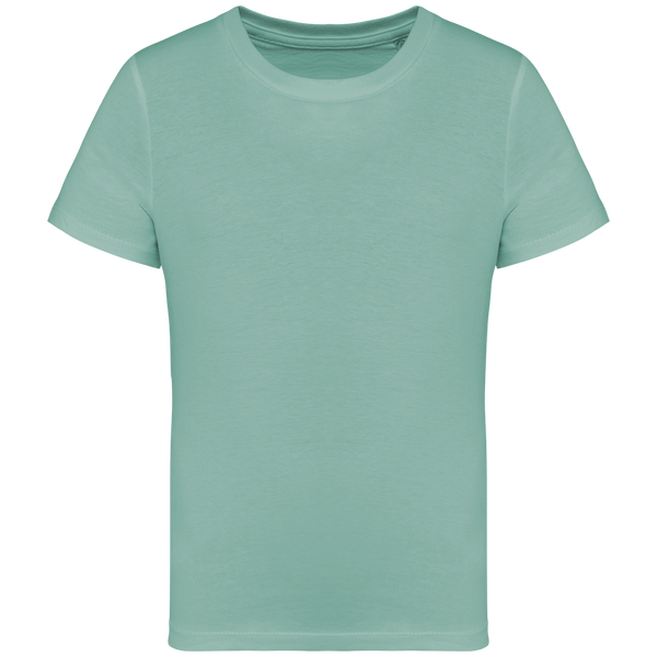 T shirt ecoresponsable enfant face Jade Green