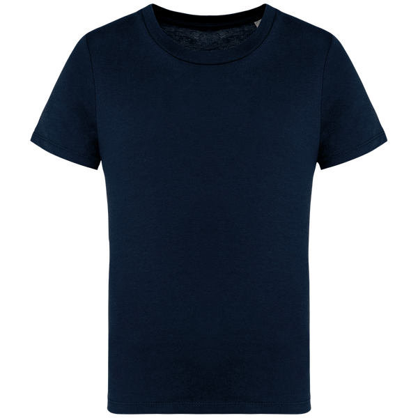 T shirt ecoresponsable enfant face Navy Blue