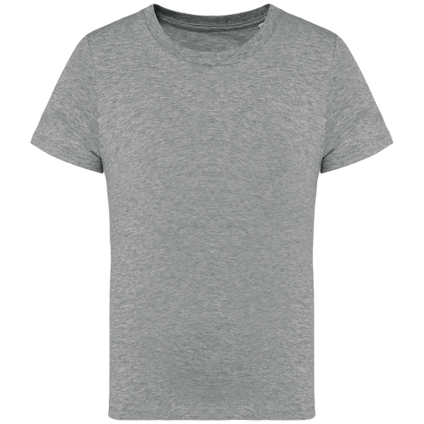 T shirt ecoresponsable enfant face Moon Grey Heather