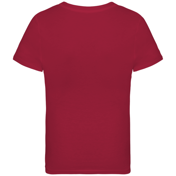T shirt ecoresponsable enfant dos Hibiscus Red