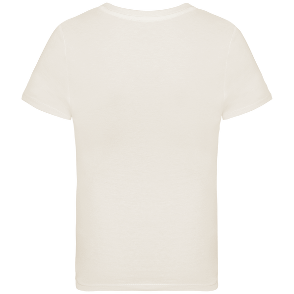 T shirt ecoresponsable enfant dos Ivory