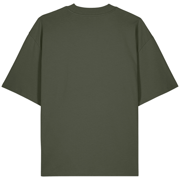 T shirt unisexe oversize blaster 2 0 dos Khaki