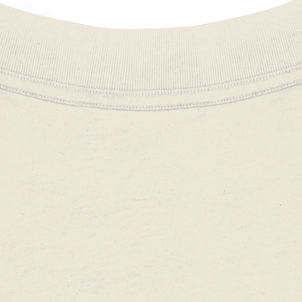 T shirt unisexe oversize blaster 2 0 col interieur Cream