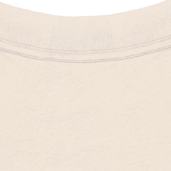 T shirt unisexe oversize blaster 2 0 col interieur Natural Raw