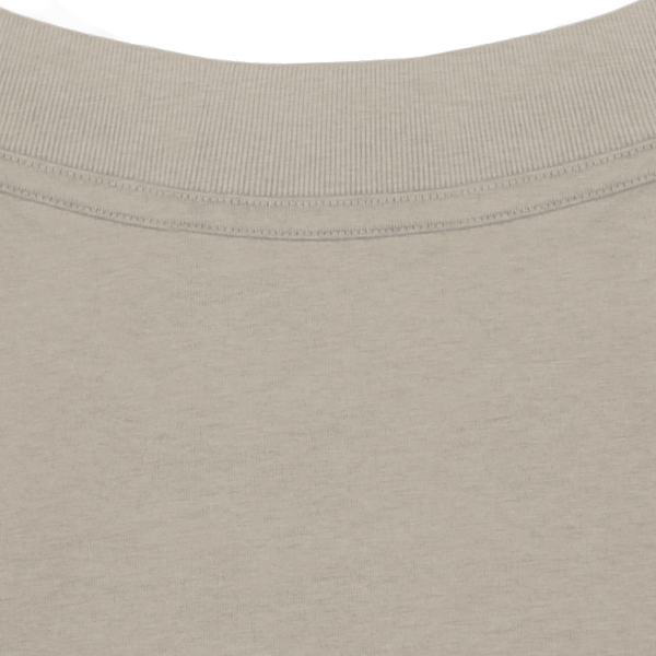 T shirt unisexe oversize blaster 2 0 col interieur Stone