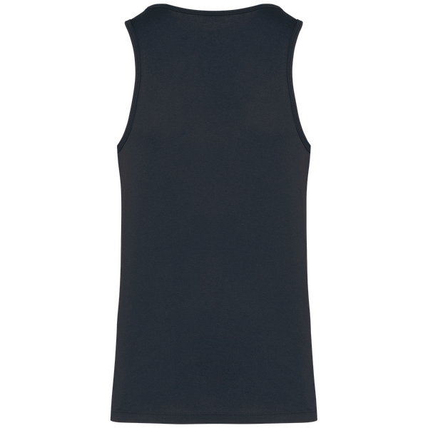 Debardeur homme bio dos Navy