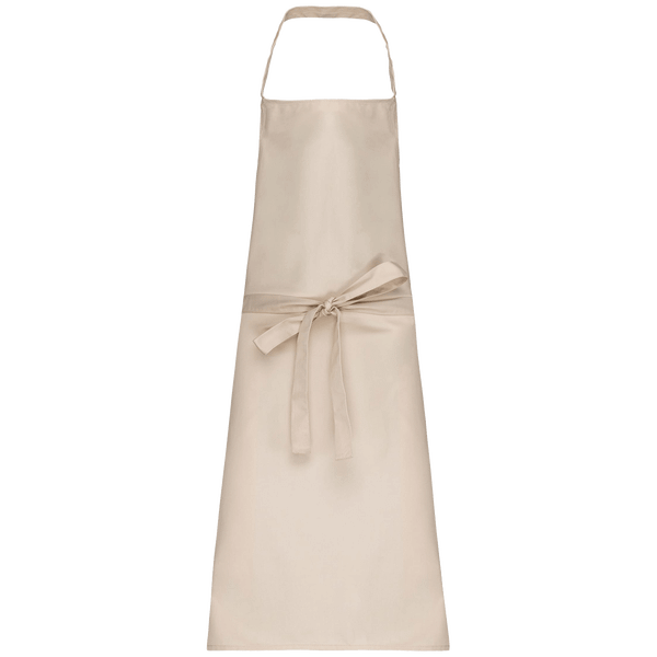 Tablier polycoton sans poche face Angora