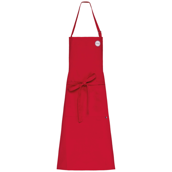 Tablier avec poche origine france garantie face Red